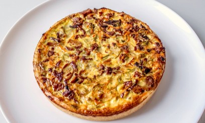 ФРАНЦУЗСКИЙ КИШ С КРОЛИКОМ И ЦВЕТНОЙ КАПУСТОЙ