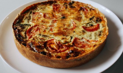 ФРАНЦУЗСКИЙ КИШ С ТУНЦОМ И СПАРЖЕВОЙ ФАСОЛЬЮ